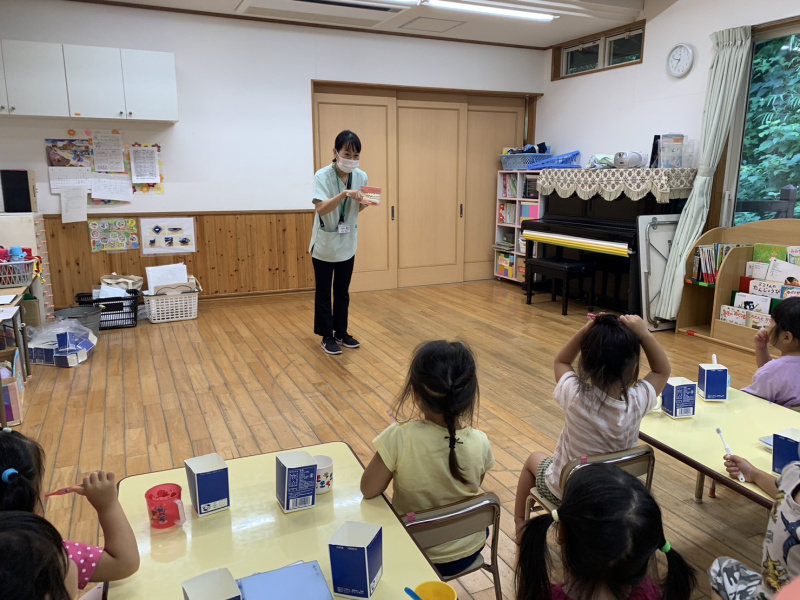 歯磨き教室に行ってきました。