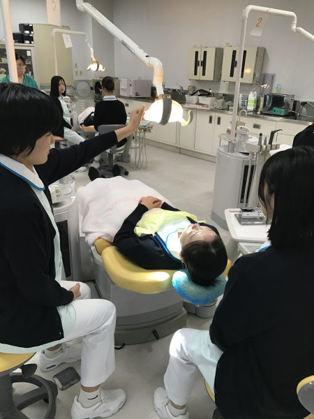 １年生の初めての実習